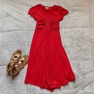 Red Sparkly Christmas Dress